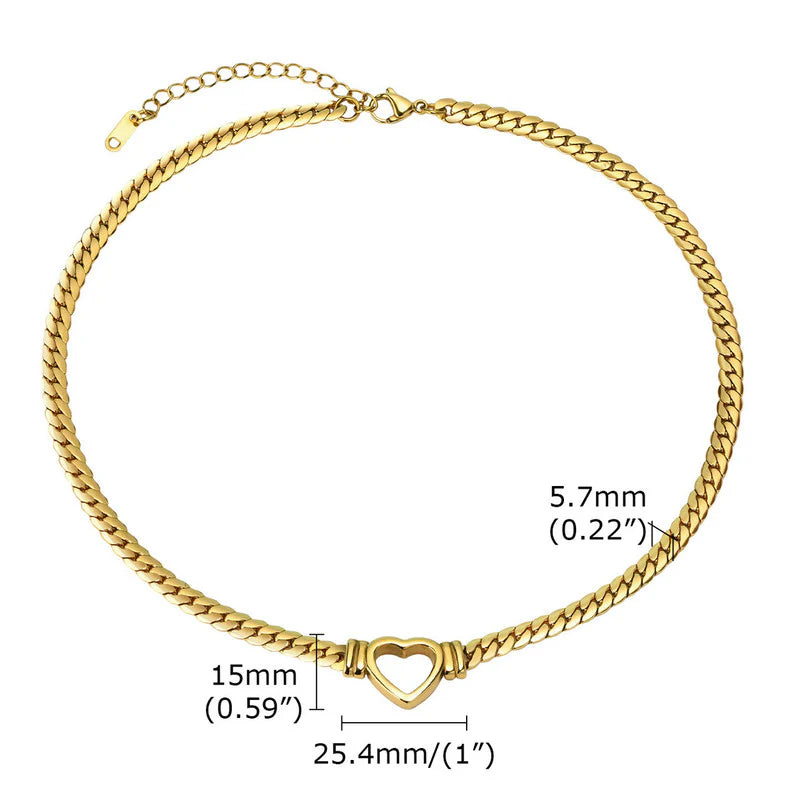 Power Heart – 18K Gold Plated