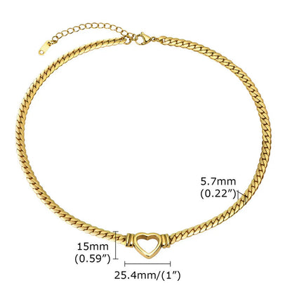 Power Heart – 18K Gold Plated