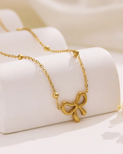 Charmé Bow – 18K Gold Plated