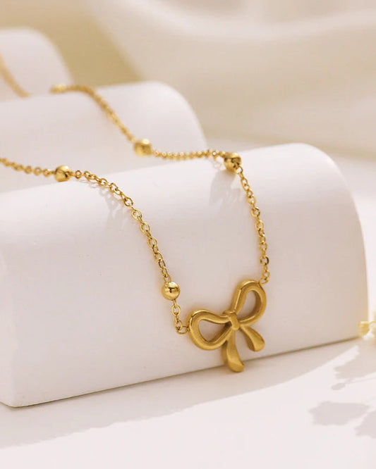 Charmé Bow – 18K Gold Plated