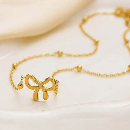 Charmé Bow – 18K Gold Plated