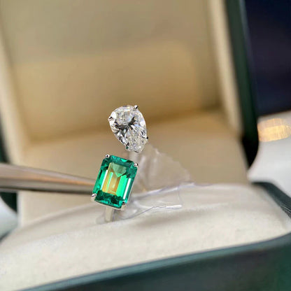 Emerald Shine Adjustable Ring – 18K Gold Plated