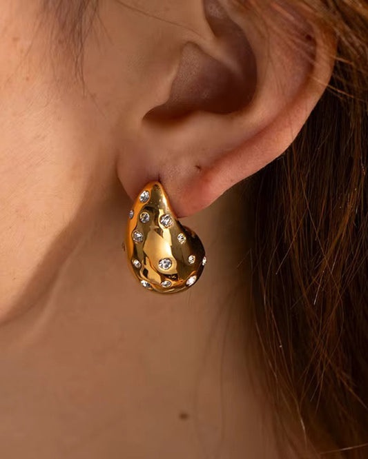 Luna Drops – 18K Gold Plated