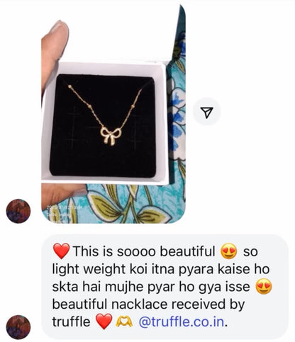 Charmé Bow – 18K Gold Plated