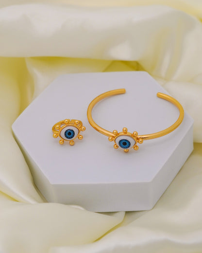 Nazar Charm Combo – 18K Gold Plated
