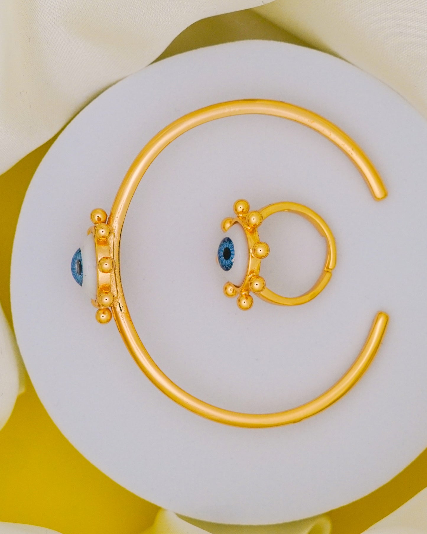 Nazar Charm Combo – 18K Gold Plated