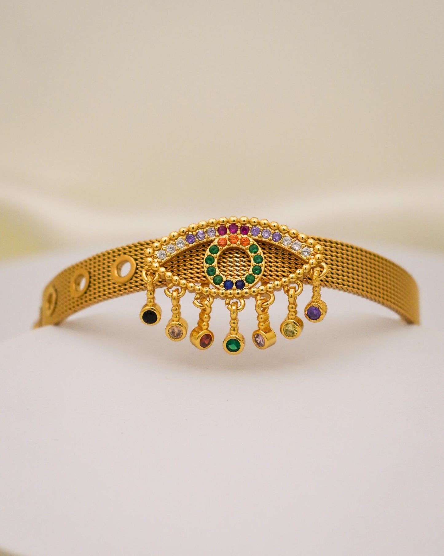 Guardian Charm Belt Bracelet – 18K Gold Plated