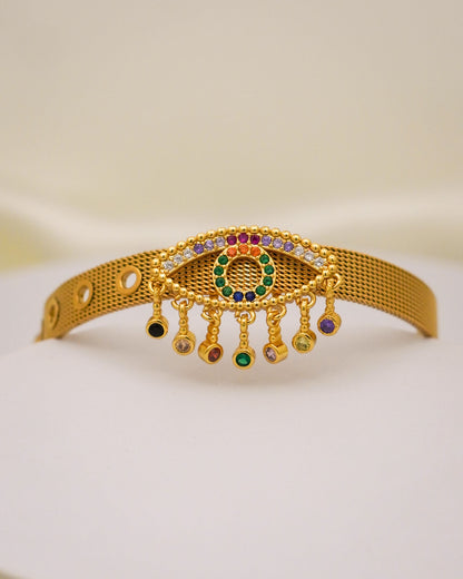 Guardian Charm Belt Bracelet – 18K Gold Plated