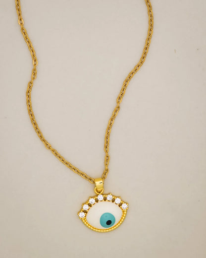 Aqua Eye – 18K Gold Plated