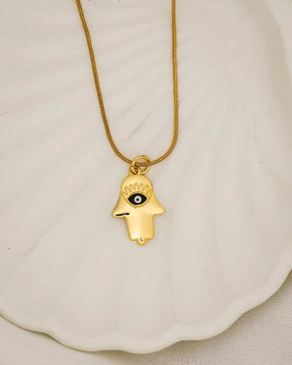 Noir Palm – 18K Gold Plated