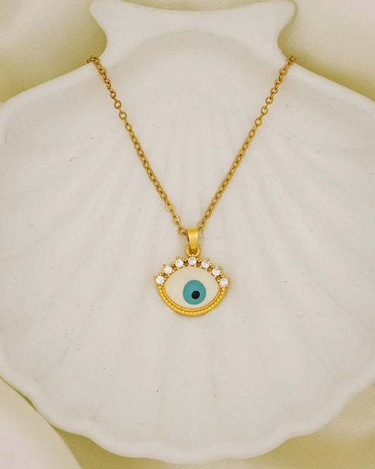 Aqua Eye – 18K Gold Plated