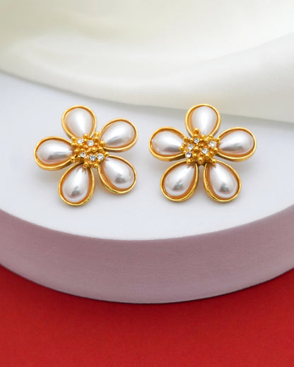 Ira Blossom Earrings – 18K Gold Plated