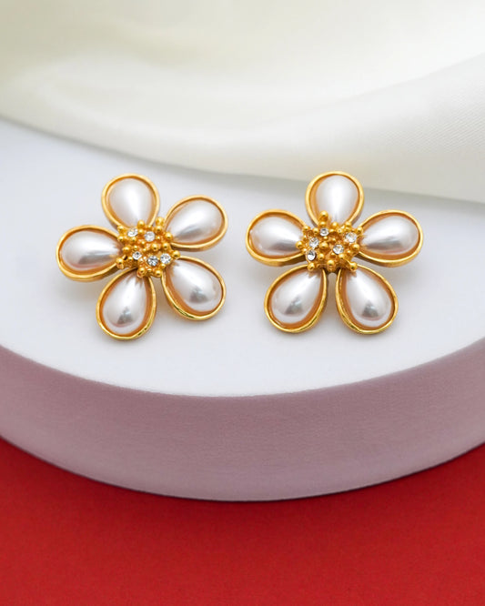 Ira Blossom Earrings – 18K Gold Plated