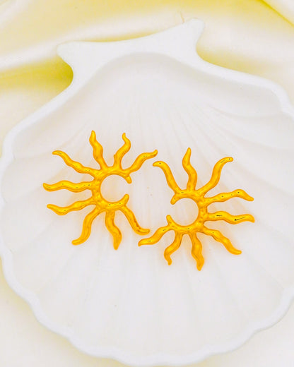 Sunshine Earrings - 18K Gold Plated
