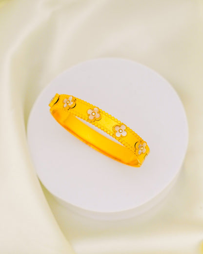 Floral Bloom Bracelet - 18K Gold Plated