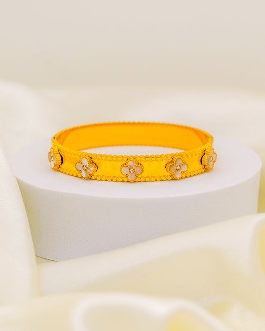 Floral Bloom Bracelet - 18K Gold Plated