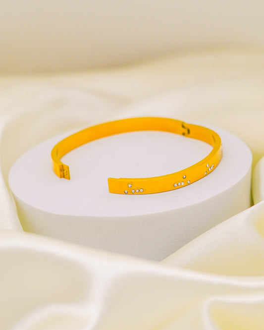Dewdrop Leaf Bracelet - 18K Gold Plated