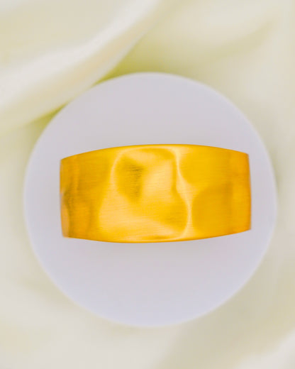 Golden Drift Cuff Bracelet - 18K Gold Plated