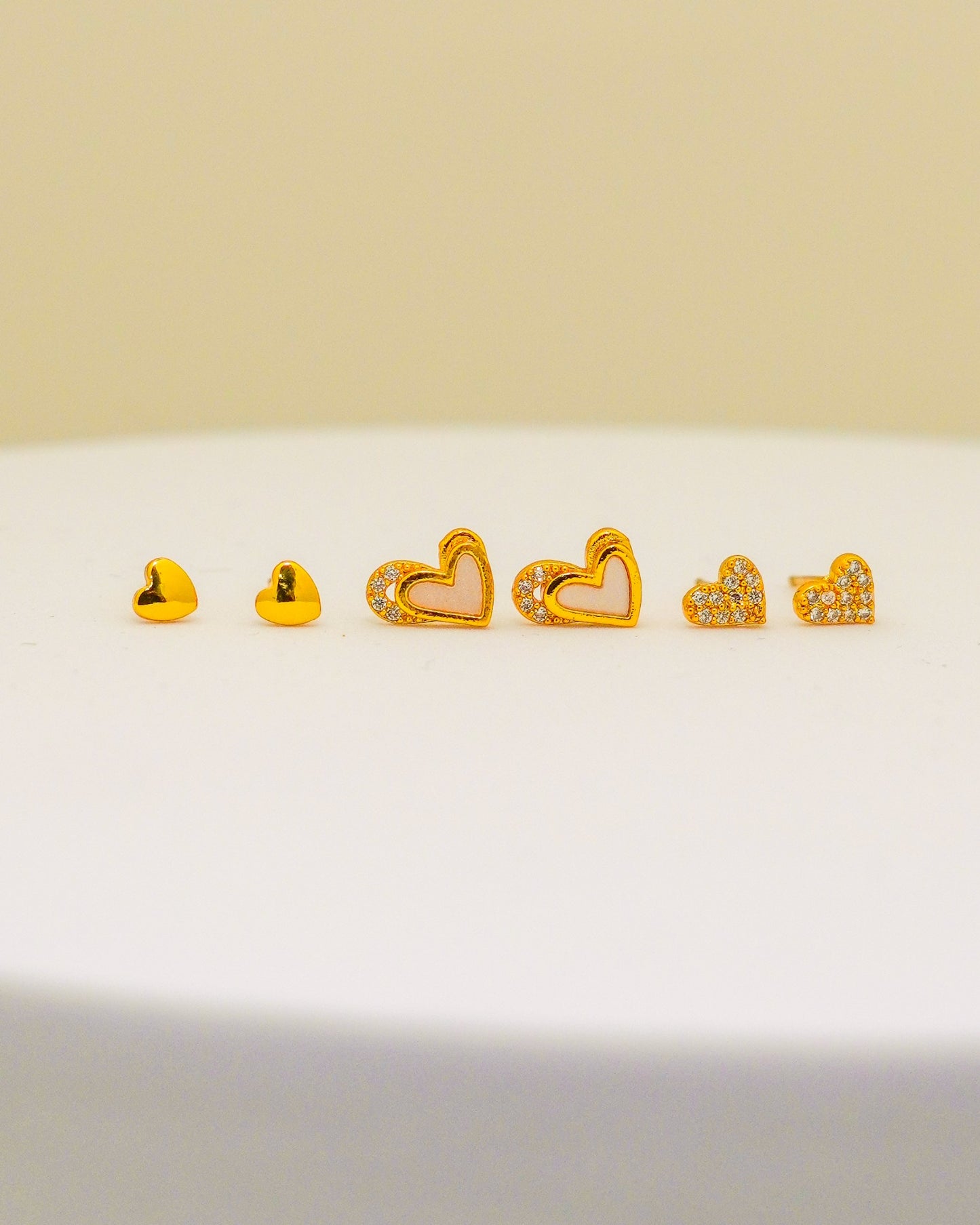 Everyday Love Spark Set (Pack of 3) – 18K Gold Plated