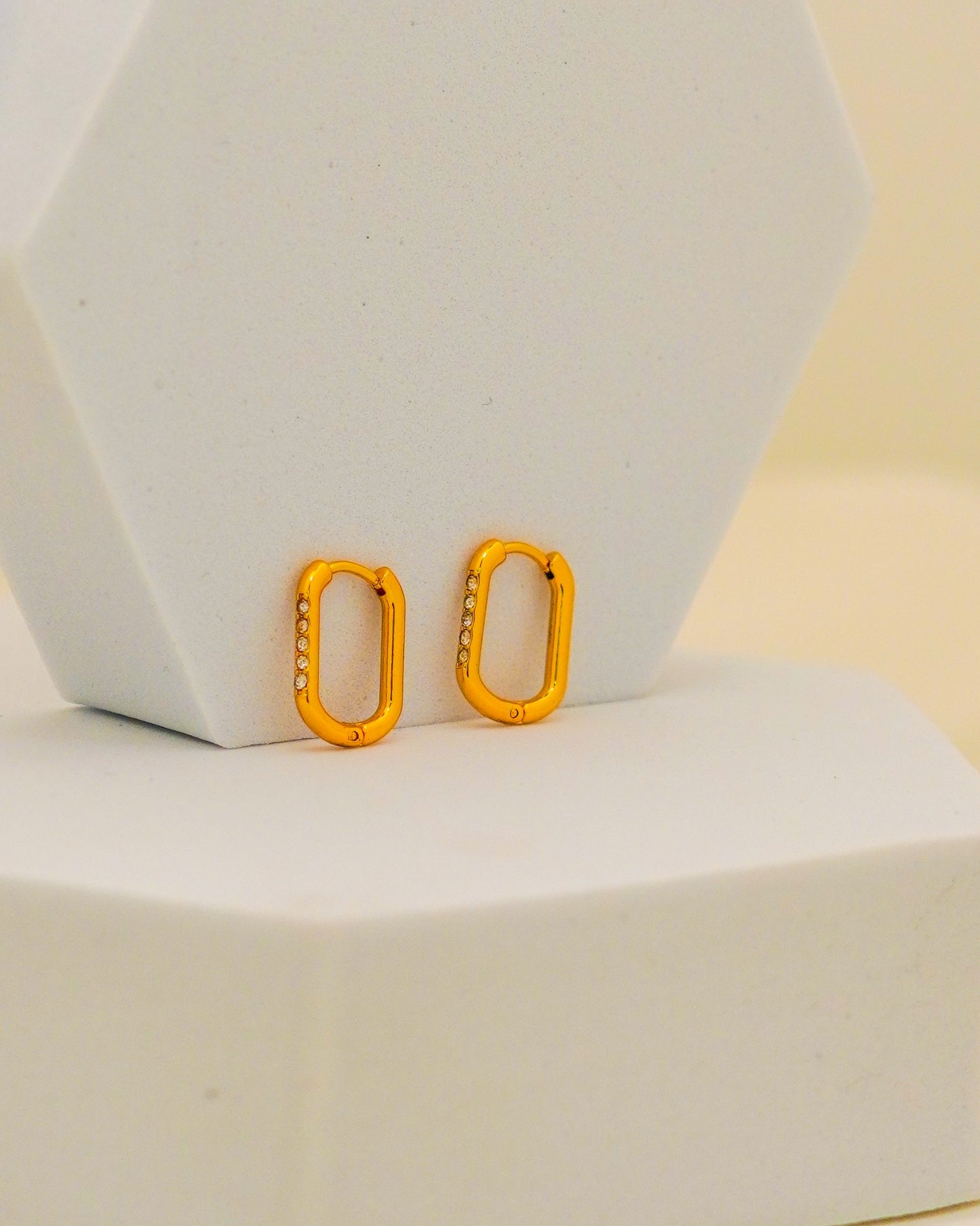 Shine Hoops - 18K Gold Plated
