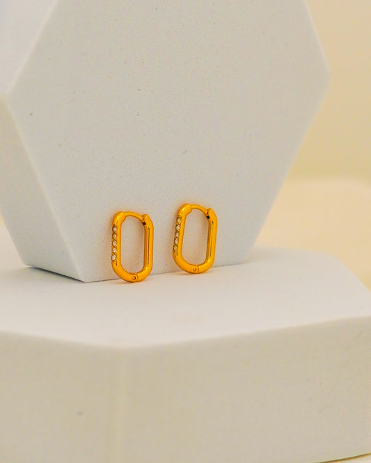 Shine Hoops - 18K Gold Plated