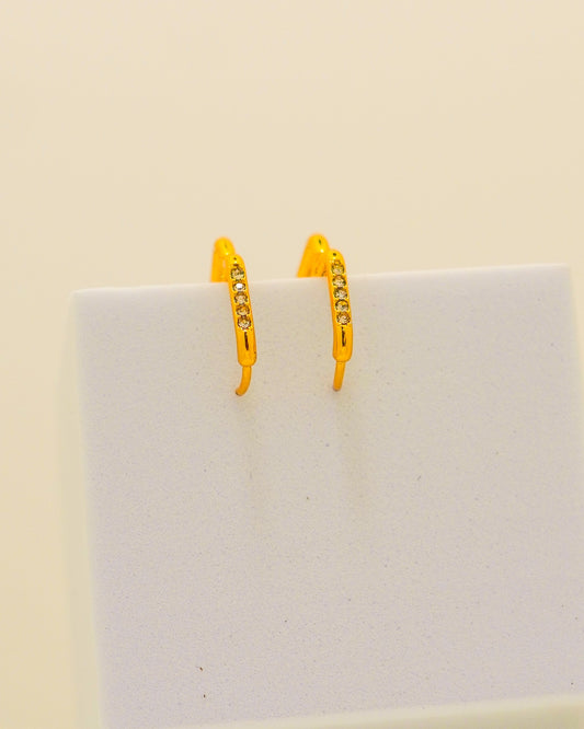 Shine Hoops - 18K Gold Plated