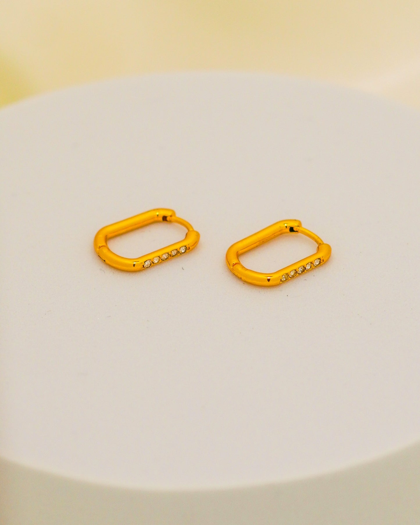 Shine Hoops - 18K Gold Plated