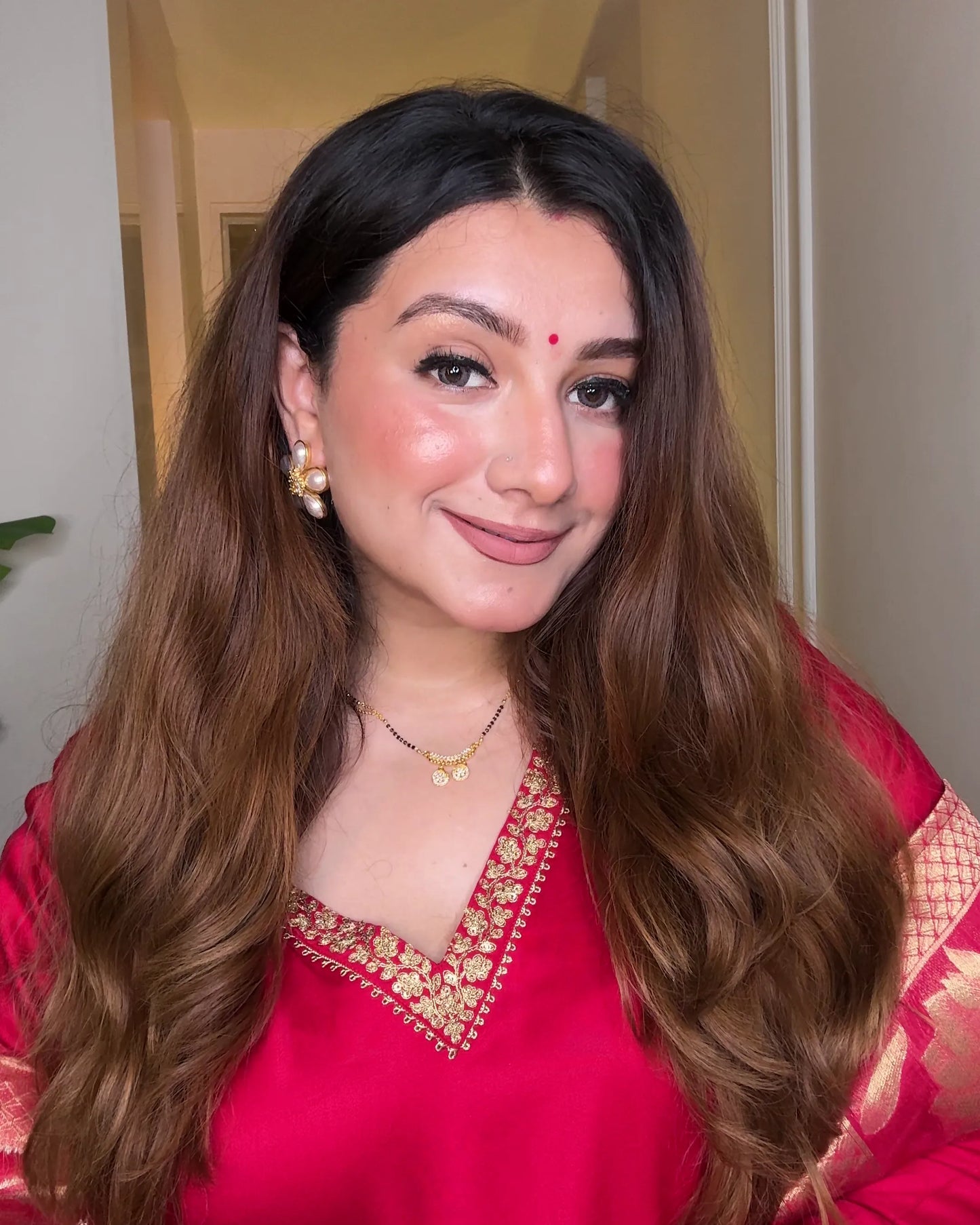 Twin Aura Mangalsutra – 18K Gold Plated
