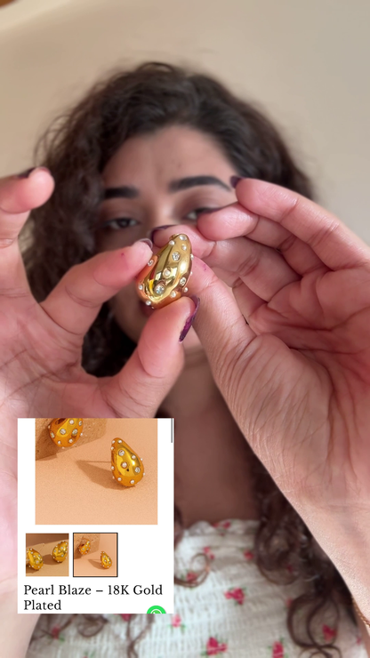 Pearl Blaze – 18K Gold Plated