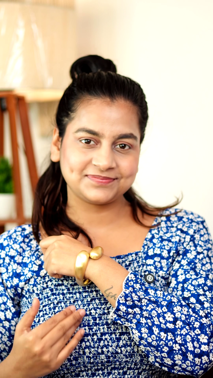 Sculptura Cuff – 18K Gold Plated