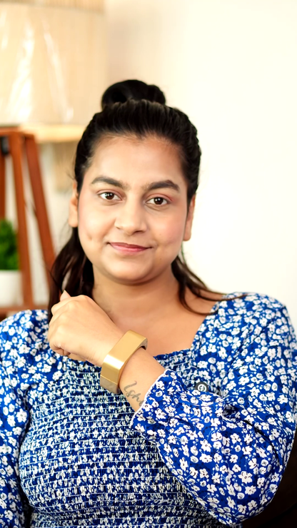 Modern Edge Cuff – 18K Gold Plated